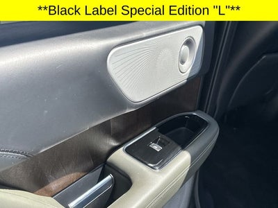 2022 Lincoln Navigator L Black Label Special Edition Pkg