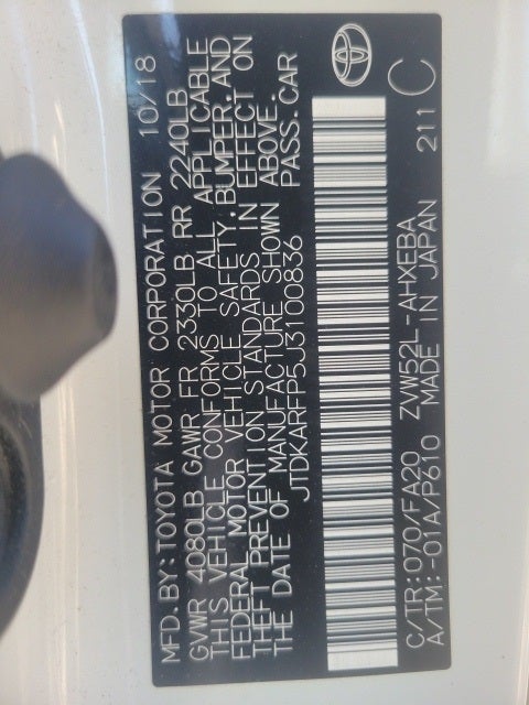 2018 Toyota Prius Prime Plus