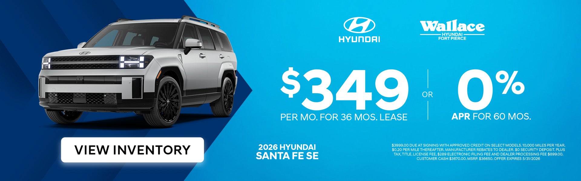 Santa Fe Special Offer