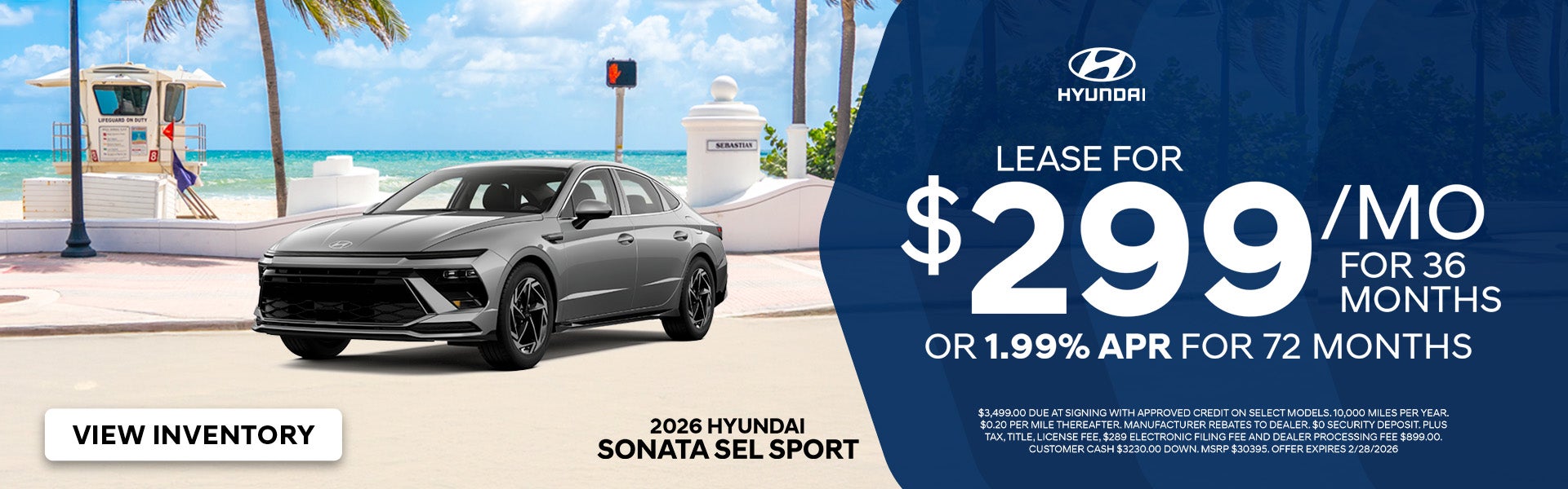 Hyundai Sonata Special Offer