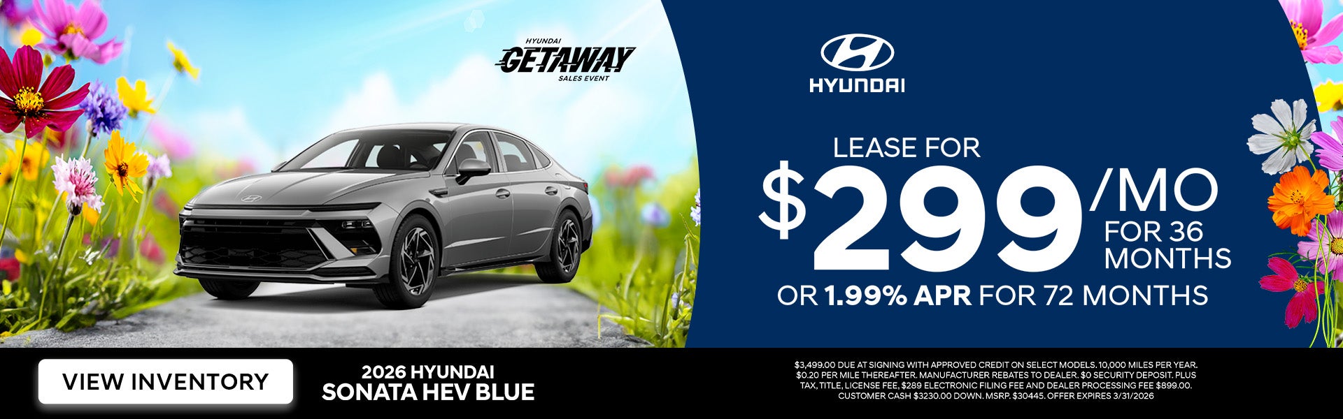 Hyundai Sonata Special Offer