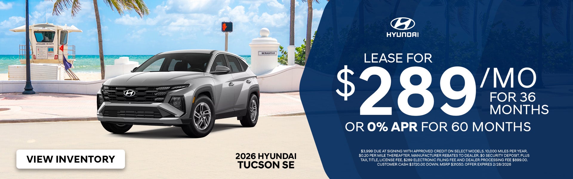 Hyundai Tucson Special Offer
