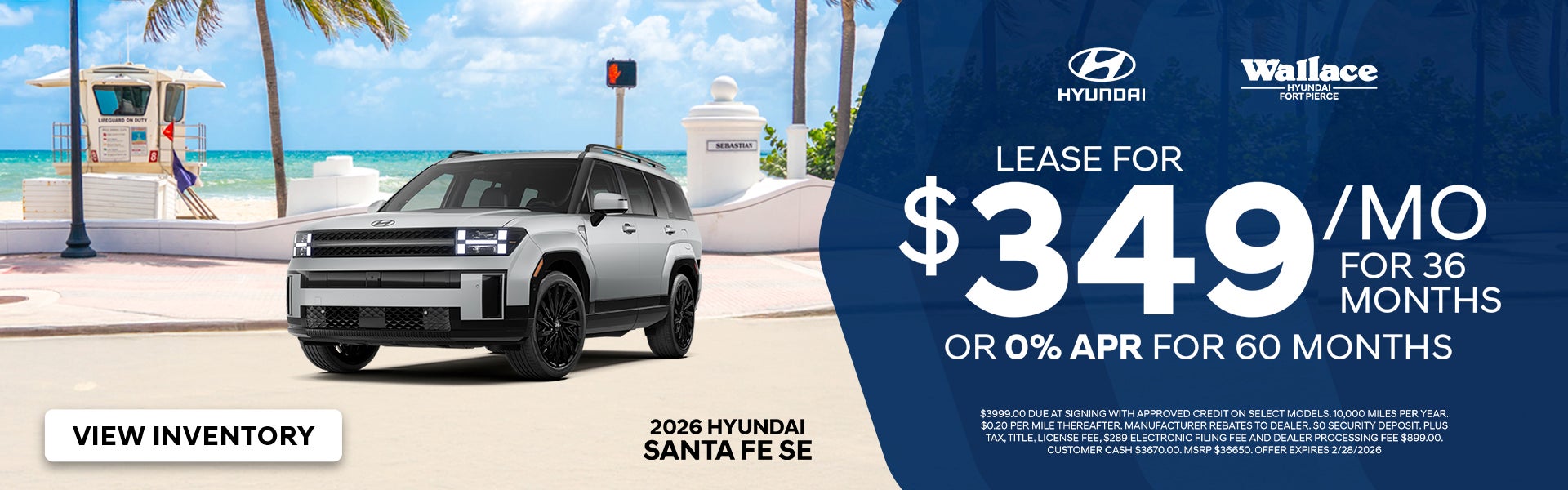 Hyundai Sant Fe Special Offer