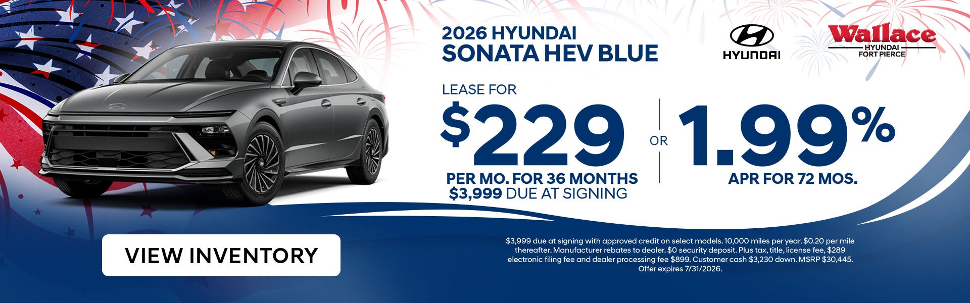 Sonata Special Offer