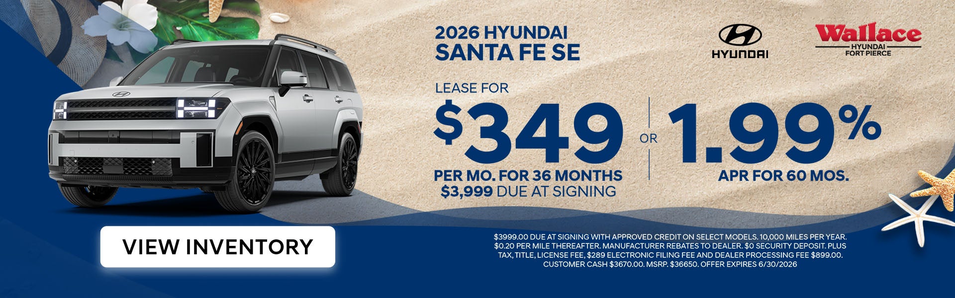Santa Fe Special Offer