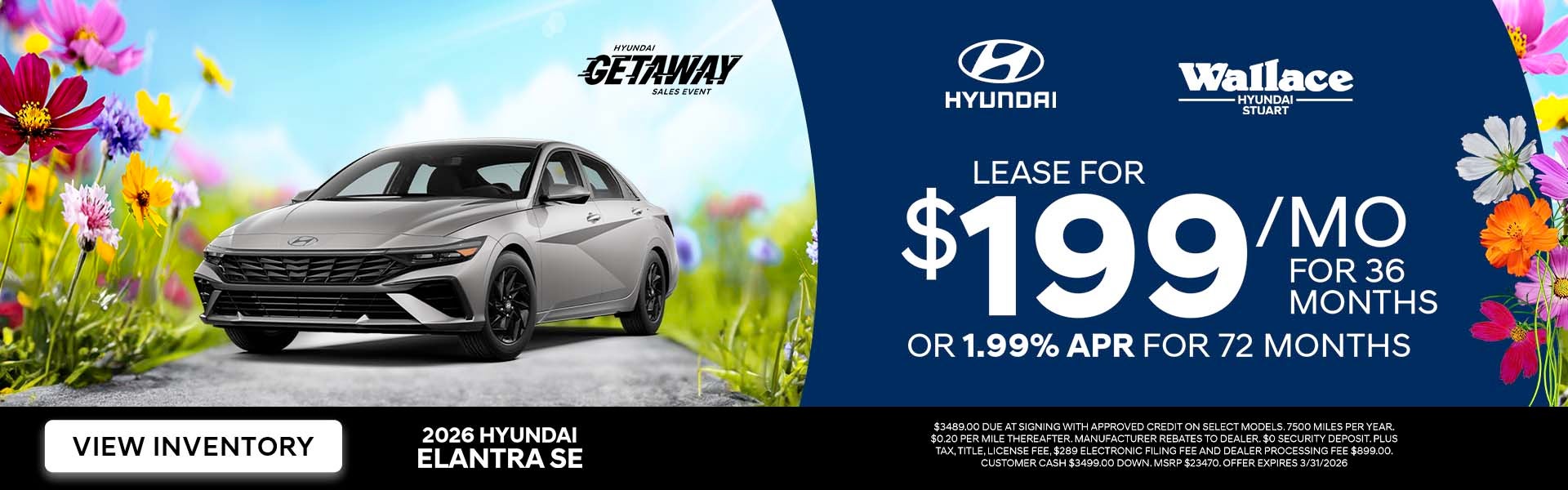Hyundai Elantra Special Offer