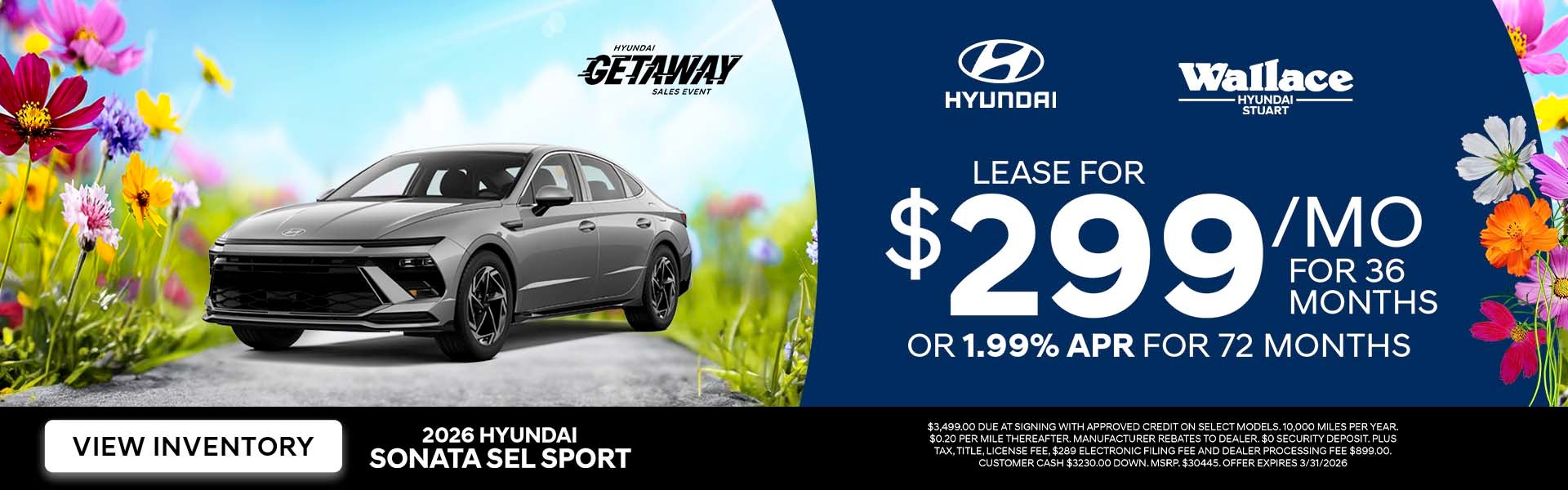 Hyundai Sonata Special Offer